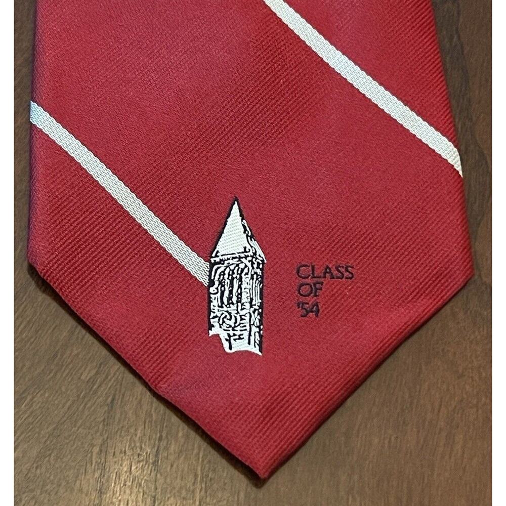 Ivy Essentials Red Hand Made 100% Silk Men’s Neck Tie Class Of 54